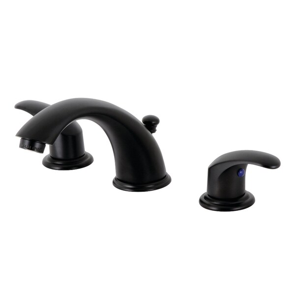 Widespread Bathroom Faucet with Retail PopUp, Matte Black